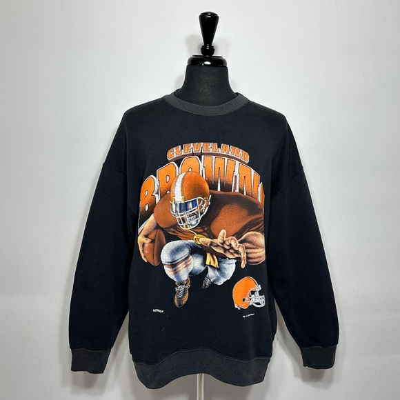 nutmeg mills Other - Vintage 1994 Nutmeg Cleveland Browns Graphic Crewneck Sweatshirt Men's XL RARE!